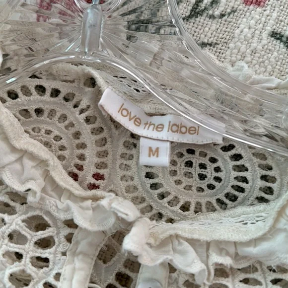 Anthropologie eyelet ruffle blouse - Picture 6 of 6